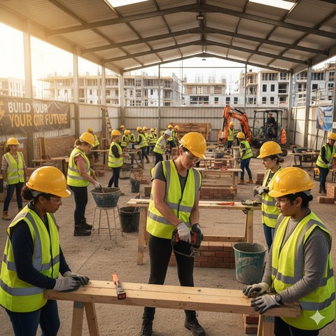 Construction Group Training for Women